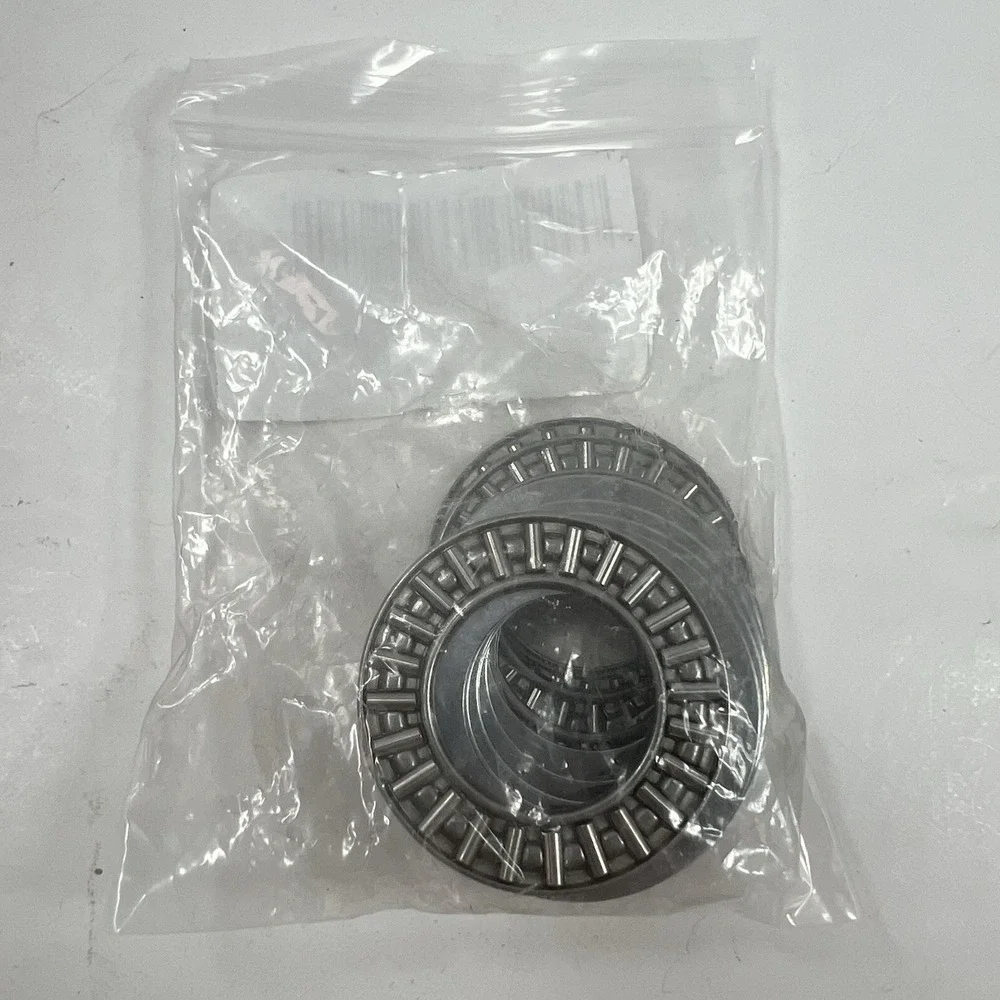 AXK2035 Thrust Needle Roller Bearings 4 Sets 20x35x2mm Silver New with Washers